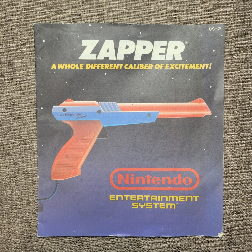 Nintendo Zapper Poster - Blue and Orange
